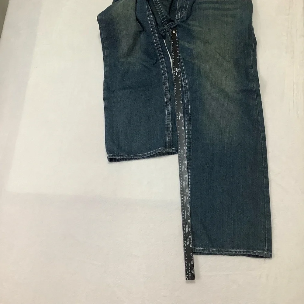 True Religion Joey Straight Flare Cut Blue Jeans Sz 40